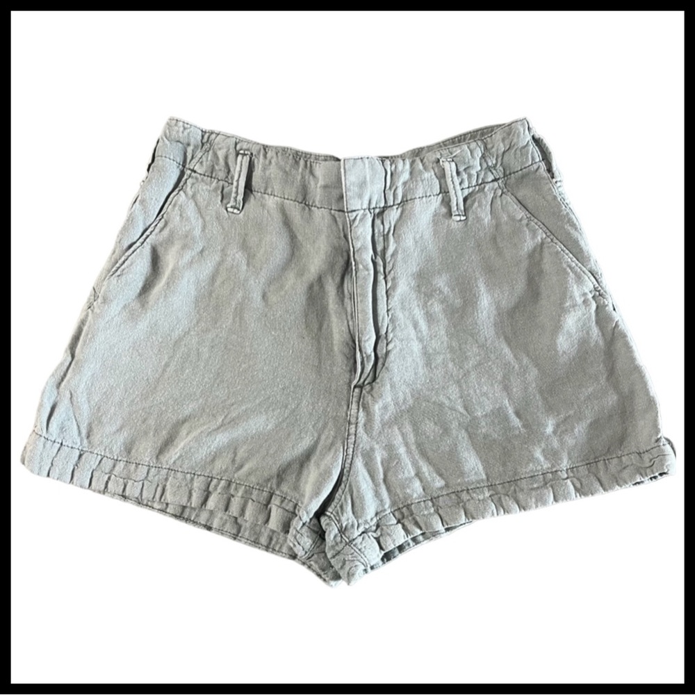 ABERCROMBIE & FITCH Linen Blend Shorts